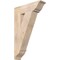 Ekena Millwork Traditional Traditional Smooth Bracket, Douglas Fir, 5 1/2"W x 22"D x 34"H BKT06X22X34TRA01SDF - alternate 1